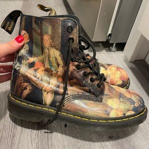 Dr. Martens Pascal Hogarth Museum Renaissance Boots Shoes